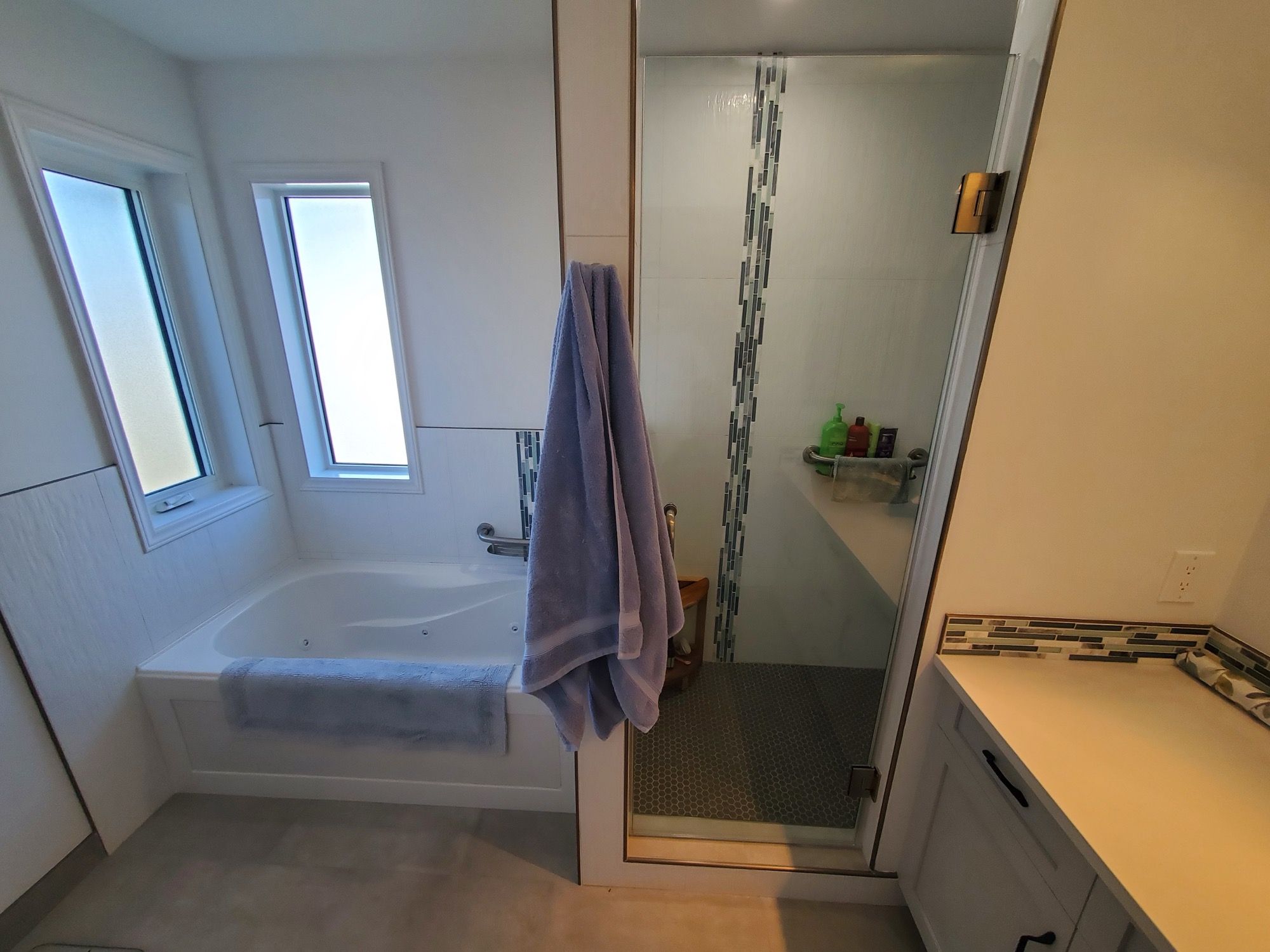 Bruce's Bathroom after renovation, Calgary